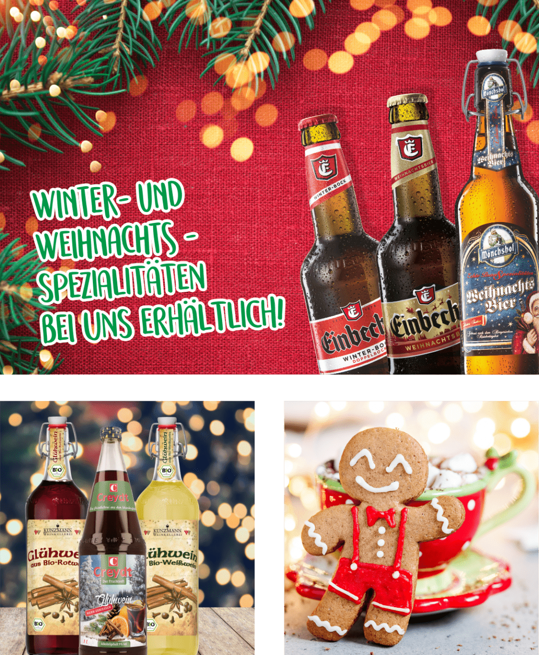 Winter- und Weihnachtsspezialitäten